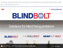 Tablet Screenshot of blindbolt.co.uk